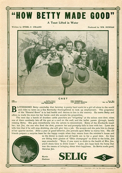 File:Release flier for HOW BETTY MADE GOOD, 1913.jpg