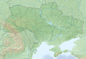 Map showing the location of Carpathian Biosphere Reserve