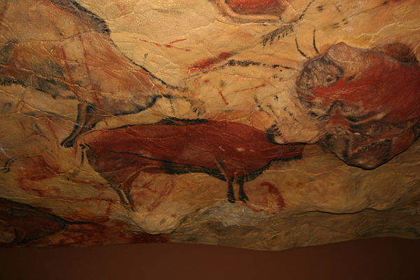 Reproduction of the Cave of Altamira in the Deutsches Museum, Munich.