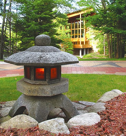 The Walter and May Reuther Eternal Flame at the UAW Black Lake Conference Center in northern Michigan