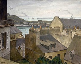 Robert Louis Antral, Brest, l'entrée de la Penfeld