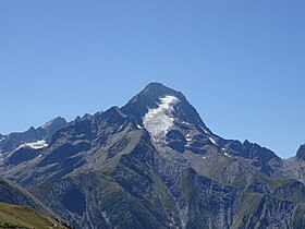 Ubac de la roche de la Muzelle depuis les Deux Alpes.