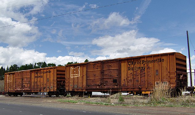 Rusting Boxcars - Oregon, USA