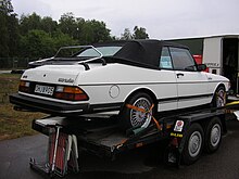 Saab 900 convertible prototype with luggage rack, later available as an accessory SAAB900-convertible-prototype.jpg