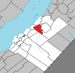 Location within Kamouraska RCM.