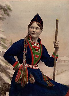 Samisk kvinna - Nordiska Museet - NMA.0033065