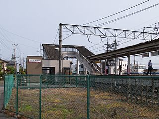 Sammaibashi Station railway station in Ōta, Gunma prefecture, Japan