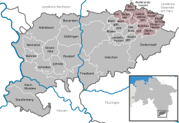 Samtgemeinde Gieboldehausen - Carte