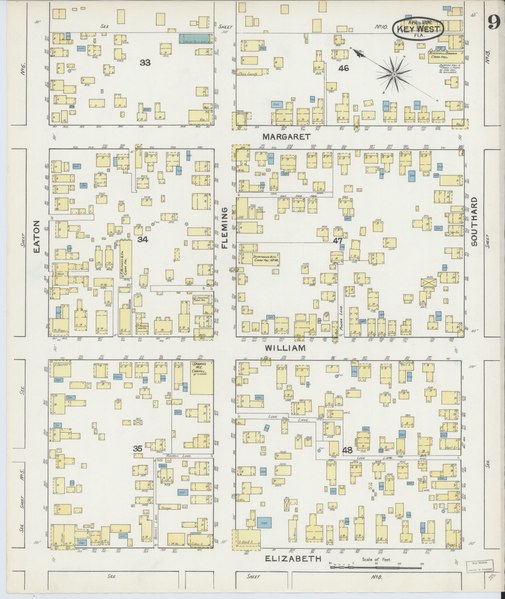 File:Sanborn Fire Insurance Map from Key West, Monroe County, Florida. LOC sanborn01291 002-9.tif