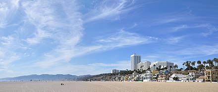 Santa Monica Pier and the Pacific Ocean