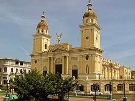 De kathedraal Nuestra Señora de la Asunción in het centrum van Santiago de Cuba