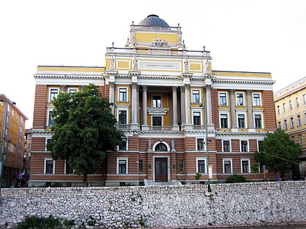The University of Sarajevo rector's office building