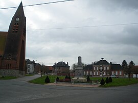 Główny plac Sauchy-Lestrée