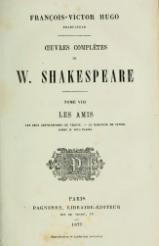 Shakespeare - Œuvres complètes, traduction Hugo, Pagnerre, 1872, tome 8.djvu