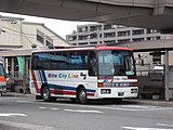 滋賀バスが所有する中型ハイデッカー車