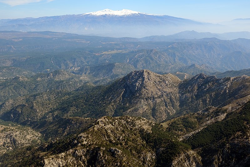 File:Sierra de Almijara with Sierra Nevada.jpg