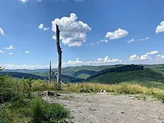 Blick vom Gipfel auf den Simonsberg