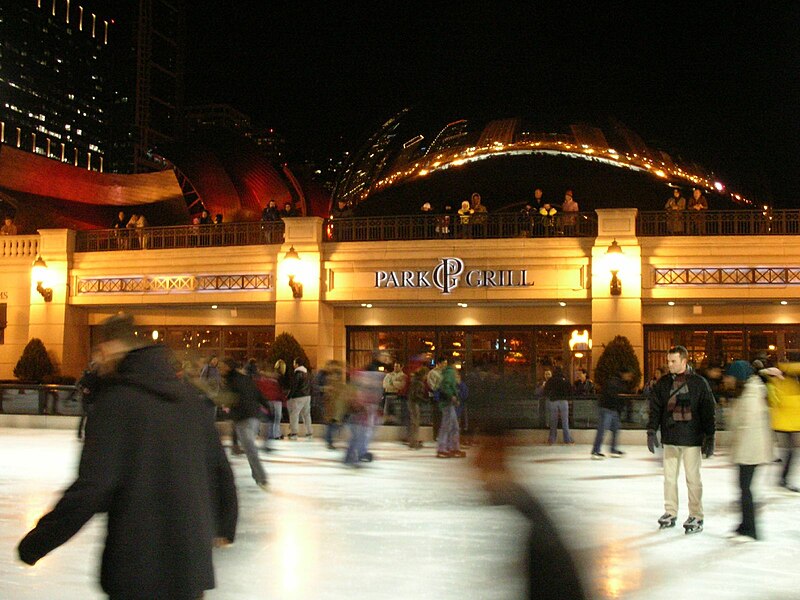 File:Skate on State Nocturnal Cloud Gate (303026737).jpg