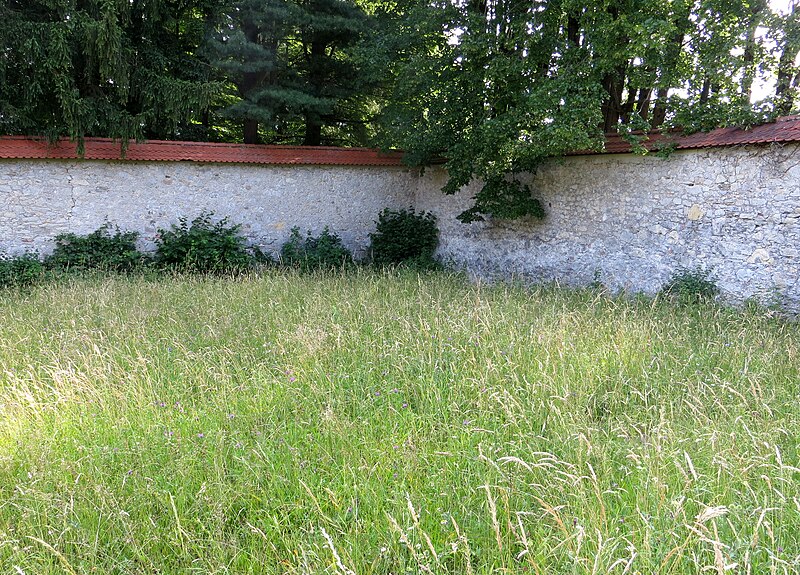File:Skofja Loka Slovenia - Castle Wall 2 Mass Grave.JPG