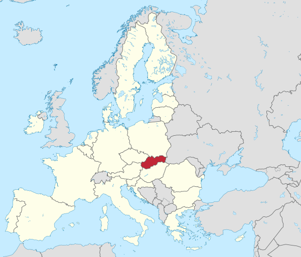 Slovakia in European Union (-rivers -mini map).svg