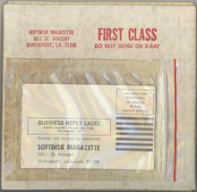 Reusable mailer used to send early issues of Softdisk Softdisk-mailer.png