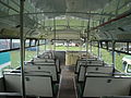 The interior of preserved Solent Blue Line 37 (NDL 637M), a Bristol VRT/ECW, at Havenstreet railway station, Isle of Wight for the Bustival 2012 event, held by Southern Vectis.