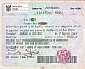 Thumbnail for Visa policy of South Africa