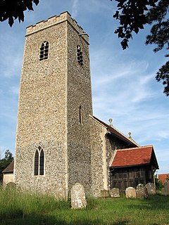 <span class="mw-page-title-main">St Michael and All Angels' Church, Cookley</span> Church in Suffolk, England