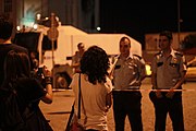 Standing Man protests in Taksim Square during Gezi Park protestsImage taken by John Lubbock in Istanbul during the Gezi Park protests, 2013