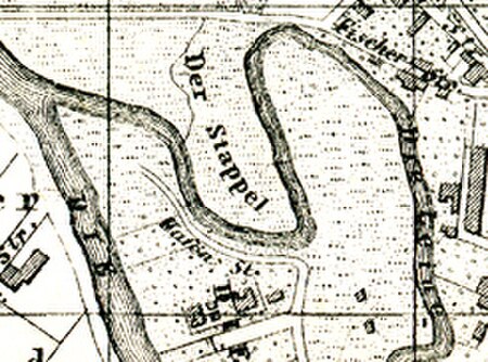 Stapel auf Hannover Stadtplan 1873