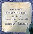 Gerda Schendel, Grolmanstraße 20, Berlin-Charlottenburg, Deutschland