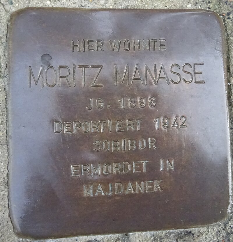 Stolperstein Biskirchen Moritz Manasse
