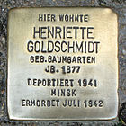 Stolperstein für Henriette Goldschmidt