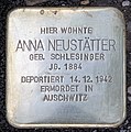 Anna Neustätter, Vionvillestraße 15, Berlin-Steglitz, Deutschland