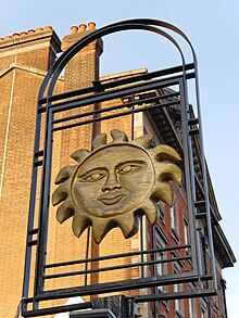 The pub's sign Sun Inn, Barnes 03.JPG