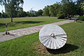 Sundial in the grounds of the Pan-European University, Bratislava, Slovakia - 20140723.JPG