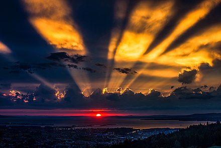 Sunset on Lake Constance