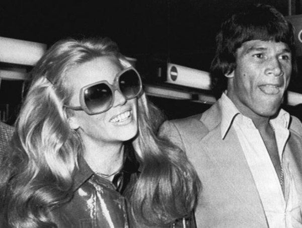 Monzón and actress Susana Giménez in 1976. Their turbulent relationship attracted media attention for years