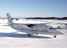 Swedeways Air Lines, on snow