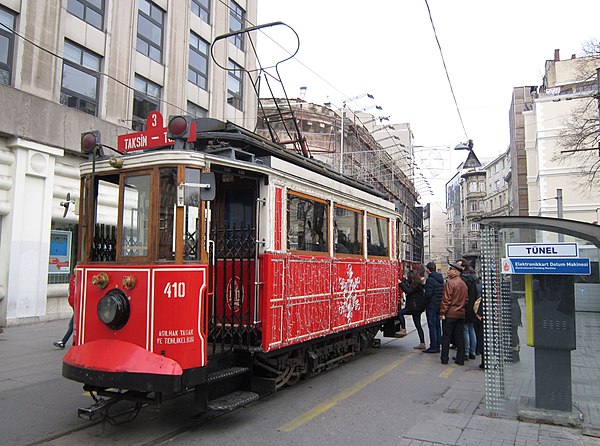 Tünel terminus of the T2 line