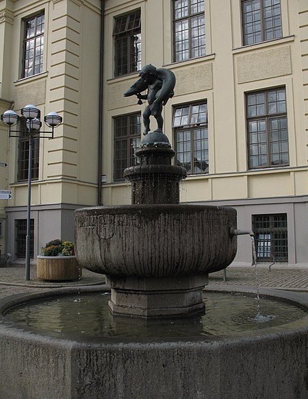 Teterow Hecht fountain