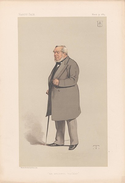 File:Théobald Chartran - Vanity Fair - Architects and Engineers ^an eminent builder^ Sir Charles Freake 31 March 1883 - B1979.14.38 - Yale Center for British Art.jpg