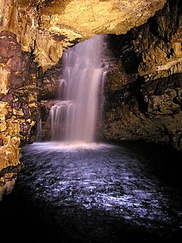 The Allt Smoo enters Smoo Cave - geograph.org.uk - 1561563