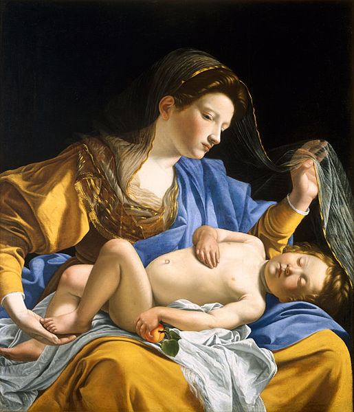 File:The Virgin with the Sleeping Christ Child - Orazio Gentileschi - Google Cultural Institute.jpg