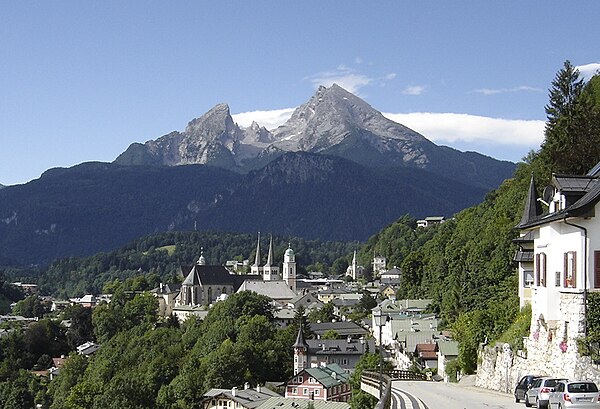 Berchtesgaden and the Watzmann in August 2010