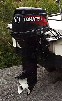 A 2007 model Tohatsu outboard Tohatsu 50.jpg