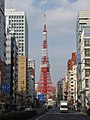 櫻田通望向東京鐵塔