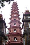 The pagoda of Trấn Quốc Pagoda, c. 1615.[188]