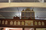 Orgelläktaren från 1685. Orgeln från 1936.