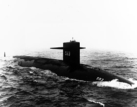 Az USS Thresher (SSN-593) szemléltető képe